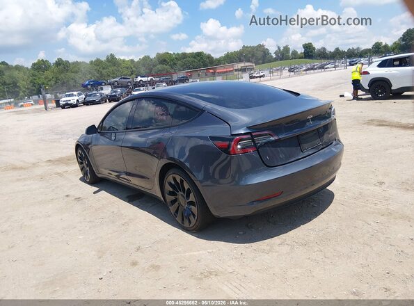 5YJ3E1EC5PF408481 2023 TESLA MODEL 3 Gray უკანა მარცხენა