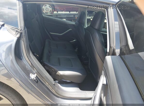 5YJ3E1EC5PF408481 2023 TESLA MODEL 3 Gray VIN კოდის სტიკერის ხედი