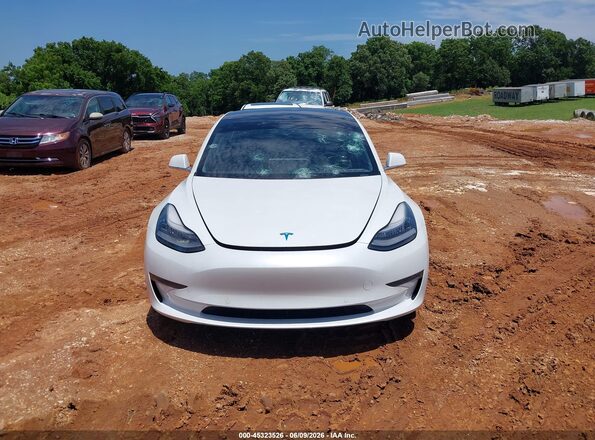 5YJ3E1EC8LF586962 2020 TESLA MODEL 3 White Vista del cuadro de instrumentos