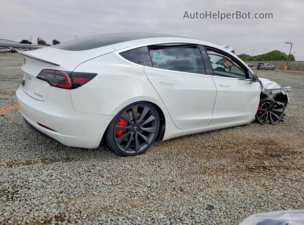 5YJ3E1EC8LF719476 2020 TESLA MODEL White Tył prawy