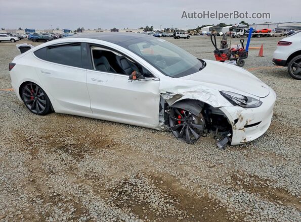 5YJ3E1EC8LF719476 2020 TESLA MODEL White Przód prawy