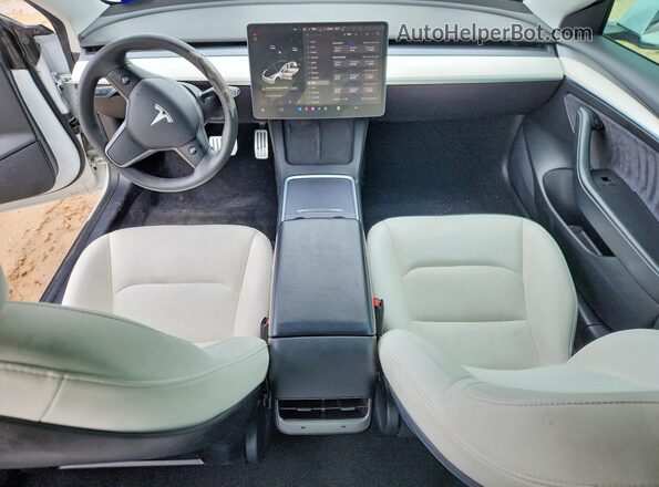 5YJ3E1ECXMF030816 2021 TESLA MODEL White 
