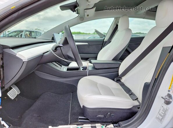 5YJ3E1ECXMF044635 2021 TESLA MODEL White Սալոնի դիմացի տեսք