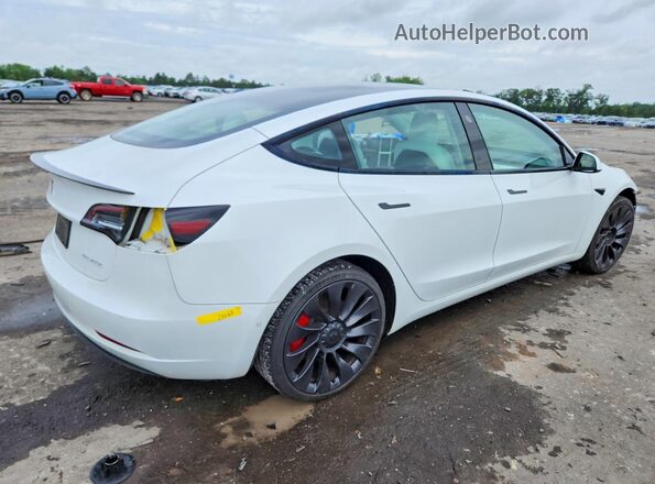 5YJ3E1ECXMF044635 2021 TESLA MODEL White Հետևի աջ