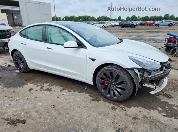 5YJ3E1ECXMF044635 2021 TESLA MODEL White Առջևի աջ