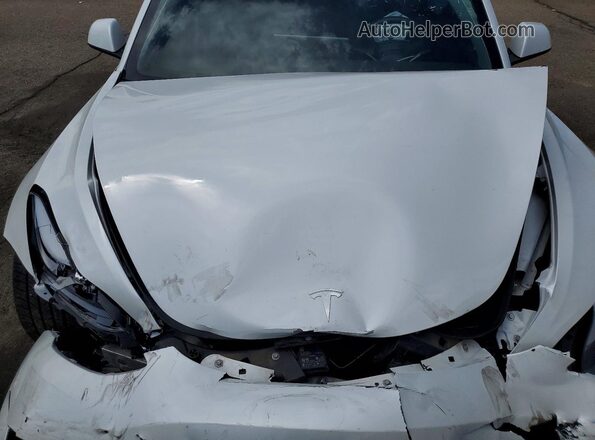 5YJ3E1ECXMF926484 2021 TESLA MODEL White Вид задньої частини салону