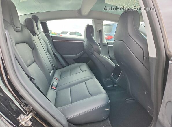 5YJ3E1ET0RF822836 2024 TESLA MODEL Black Вид задніх сидінь