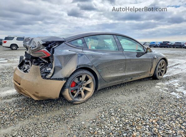 5YJ3E1ET0RF822836 2024 TESLA MODEL Black Задня права чверть