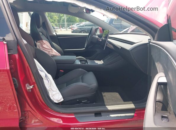 5YJ3E1ET2RF849276 2024 TESLA MODEL 3 Красный Вид салона спереди