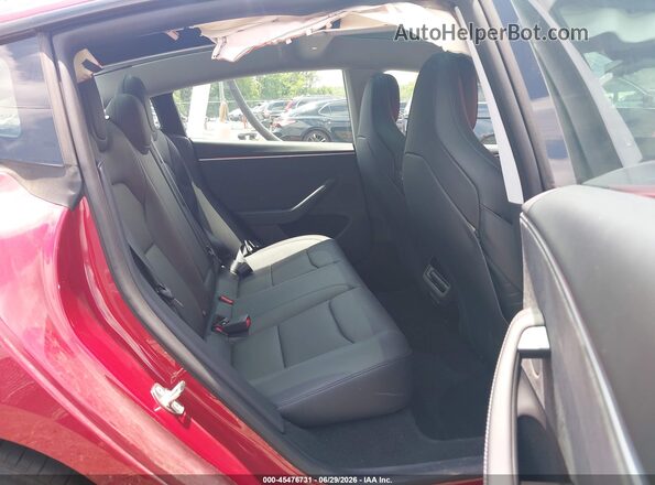 5YJ3E1ET2RF849276 2024 TESLA MODEL 3 Красный Вид наклейки с VIN-кодом