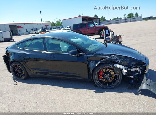 5YJ3E1ET2SF077433 2025 TESLA MODEL 3 Black 