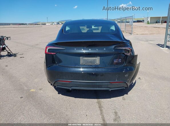 5YJ3E1ET2SF077433 2025 TESLA MODEL 3 Black 