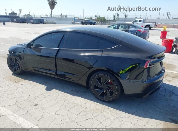 5YJ3E1ETXRF855116 2024 TESLA MODEL 3 Black უკანა მარცხენა