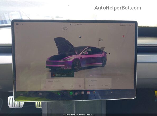 5YJ3E1ETXRF855116 2024 TESLA MODEL 3 Black 