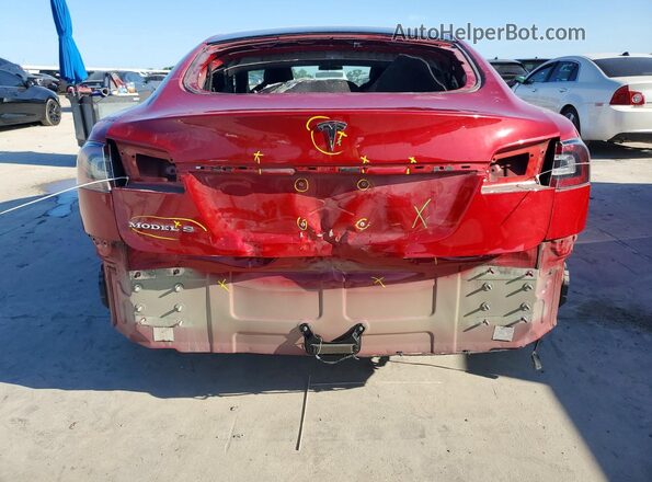 5YJSA1E13HF189575 2017 TESLA MODEL Red 