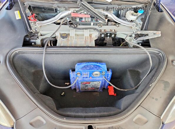 5YJSA1E14HF189536 2017 TESLA MODEL Blue Widok wnętrza z tyłu