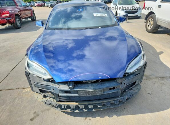 5YJSA1E17GF157985 2016 TESLA MODEL Blue Vista frontal