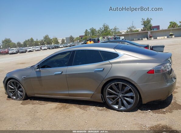 5YJSA1E19GF138175 2016 TESLA MODEL S Gray Widok wnętrza 360 stopni