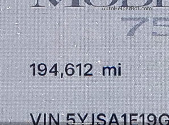 5YJSA1E19GF138175 2016 TESLA MODEL S Gray 