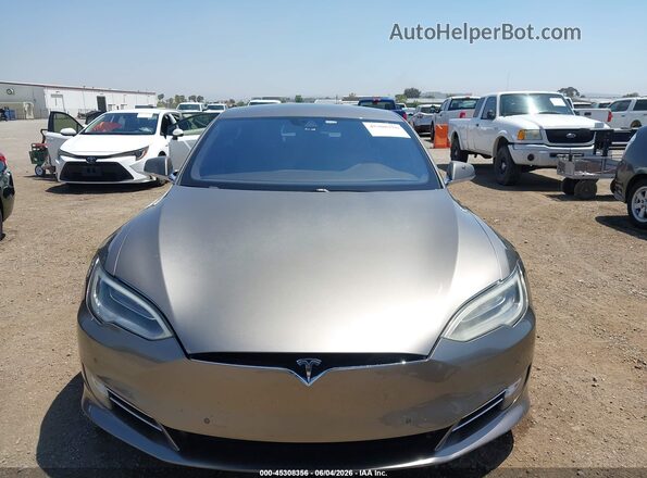 5YJSA1E19GF138175 2016 TESLA MODEL S Gray Widok zestawu wskaźników