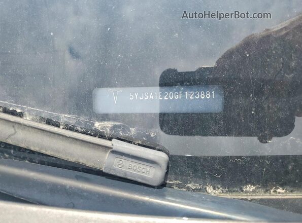 5YJSA1E20GF123881 2016 TESLA MODEL Золотой Вид подкапотного пространства