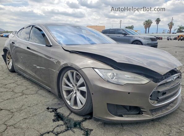 5YJSA1E20GF123881 2016 TESLA MODEL Золотой Передняя правая четверть