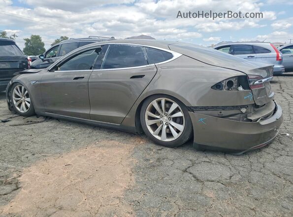 5YJSA1E20GF123881 2016 TESLA MODEL Золотой Задняя левая четверть