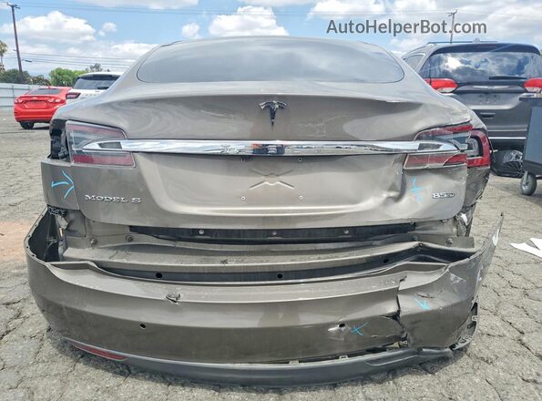 5YJSA1E20GF123881 2016 TESLA MODEL Золотой Вид сзади