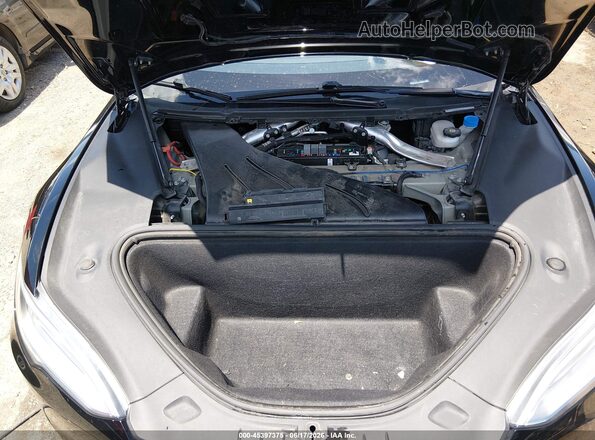 5YJSA1E20JF296842 2018 TESLA MODEL S Black უკანა ხედი