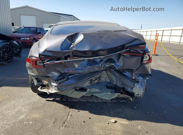 5YJSA1E21HF196002 2017 TESLA MODEL Gray Vista trasera