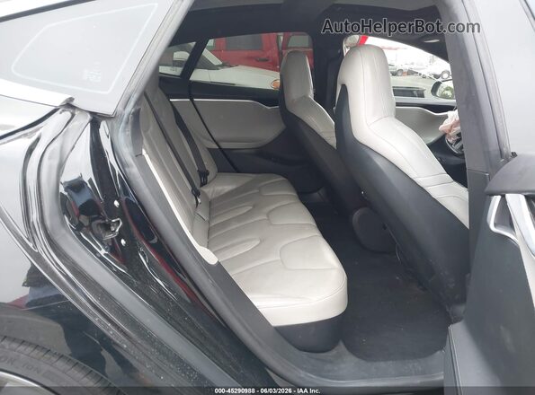 5YJSA1E22GF126569 2016 TESLA MODEL S Black VIN կոդի պիտակի տեսք