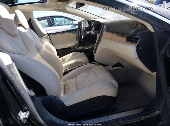 5YJSA1E22JF260912 2018 TESLA MODEL S Black წინა სალონის ხედი