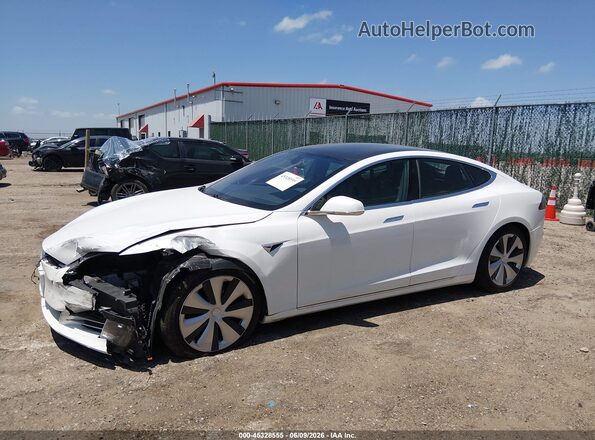 5YJSA1E22MF419187 2021 TESLA MODEL S White 360 interior view