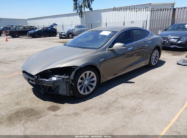 5YJSA1E23GF142392 2016 TESLA MODEL S Brown Przód lewy
