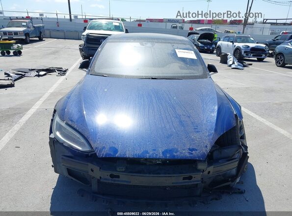 5YJSA1E23GF157216 2016 TESLA MODEL S Dark Blue Widok wnętrza z tyłu
