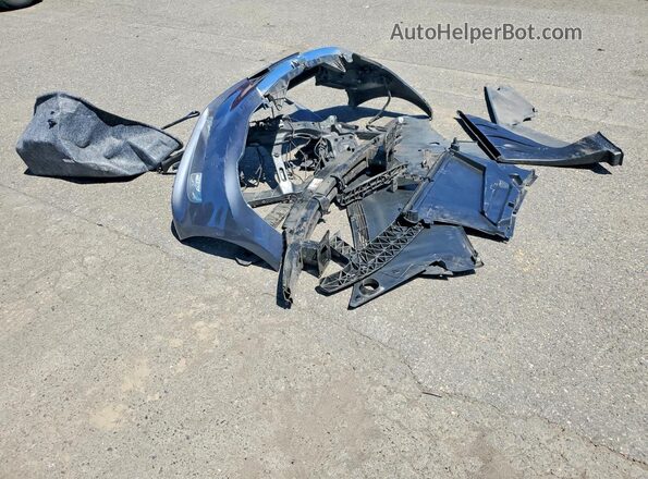 5YJSA1E23KF347753 2019 TESLA MODEL Gray Vista del compartimento del motor