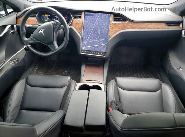 5YJSA1E23LF367390 2020 TESLA MODEL Black Առջևի վահանակի տեսք