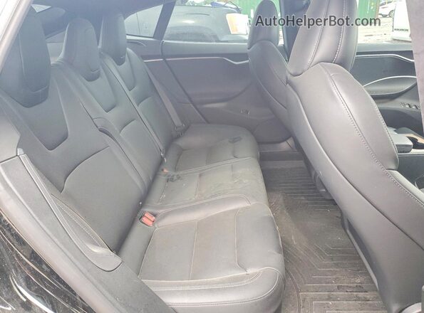 5YJSA1E23LF367390 2020 TESLA MODEL Black Հետևի նստատեղերի տեսք