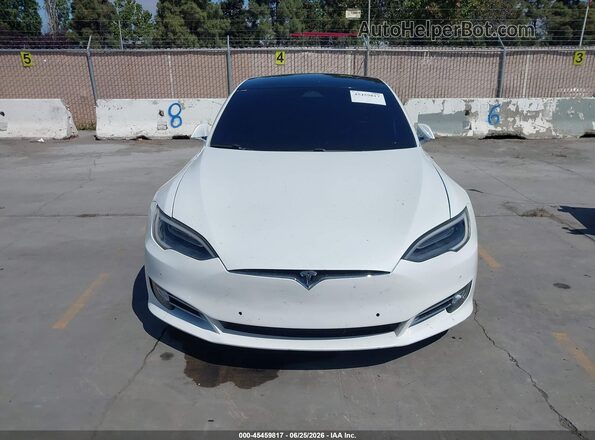 5YJSA1E24GF175675 2016 TESLA MODEL S White Առջևի վահանակի տեսք