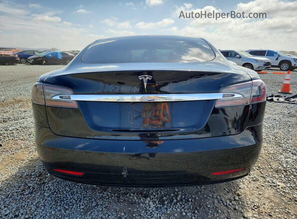 5YJSA1E24HF193191 2017 TESLA MODEL Black Widok z tyłu