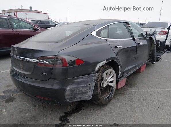 5YJSA1E24JF259289 2018 TESLA MODEL S Серый Задняя правая четверть