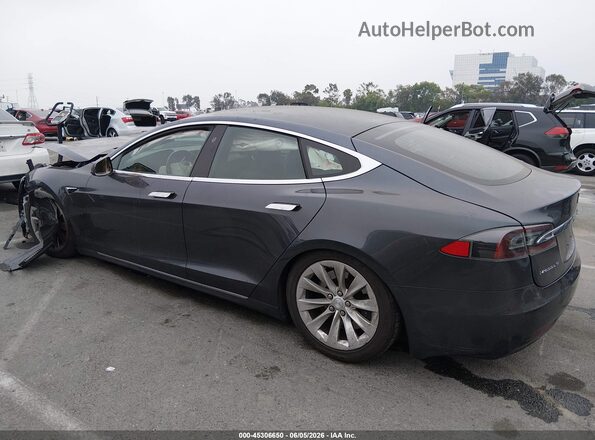 5YJSA1E24JF259289 2018 TESLA MODEL S Серый Вид задней части салона