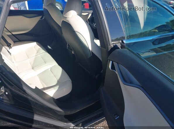 5YJSA1E24LF389009 2020 TESLA MODEL S Black VIN sticker view