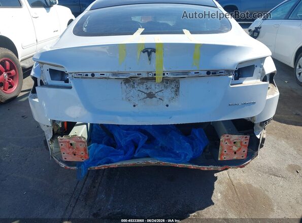 5YJSA1E25KF330565 2019 TESLA MODEL S White Դիմացի տեսք