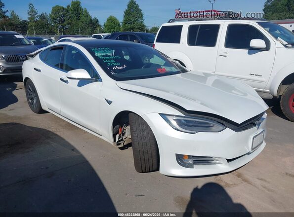 5YJSA1E25KF330565 2019 TESLA MODEL S White Սարքավորումների վահանակի տեսք