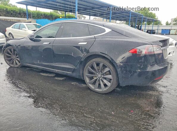 5YJSA1E26HF202912 2017 TESLA MODEL Black Tył lewy