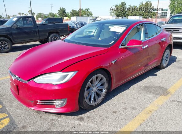 5YJSA1E26JF245202 2018 TESLA MODEL S Burgundy 