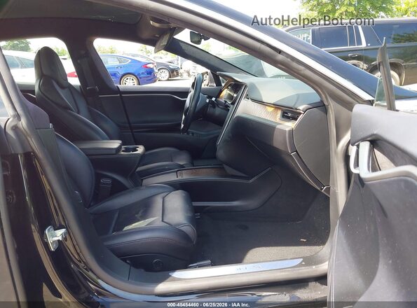 5YJSA1E26JF253364 2018 TESLA MODEL S Black წინა სალონის ხედი