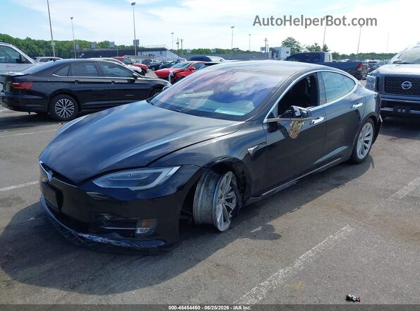 5YJSA1E26JF253364 2018 TESLA MODEL S Black წინა მარცხენა ხედი სამი მეოთხედიდან