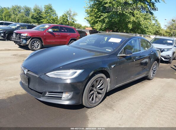 5YJSA1E26JF259102 2018 TESLA MODEL S Black წინა მარცხენა ხედი სამი მეოთხედიდან